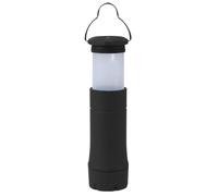 Lampes de camping à piles, outil d'éclairage portable 2 en 1, lanterne avec crochet amovible, alimentée par piles, 1 lot noir, idéal pour tente, panne de courant, randonnée, voyage 10 x 4 cm