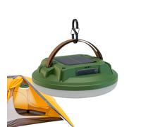 Lampes De Camping Solaires,LED Avec Affichage De Batterie Et Imperméable,Lampes De Camping Portables À Énergie Solaire - pour Randonnée en Plein Air Sac à Dos Tente Pêche Travail Survie Panne