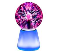 Lampes De Chevet,Accessoire De Fête Avec Alimentation USB Et Contrôle Tactile - Lampe à Sphère Plasma LED 7 Couleurs avec Éclairage Interactif Tactile | Pour Ambiance Chambre À Coucher Salon Cuisine B