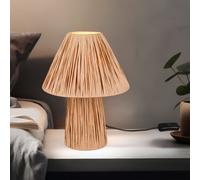 Lampes de Chevet Lampe de Table Lampe Papier Braun Salon 2 Flammes H 31 CM