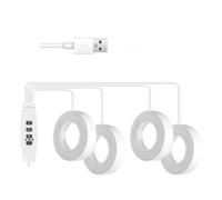 Lampes de Culture - Lampe À Quatre Têtes Avec Cordon D'Éclairage Et Minuterie - Cordon Long De 2.1 M Éclairage Pour Plantes D'Intérieur Pour Croissance | pour Bureau, Aquarium, Ferme, Sol, Maison, Ser