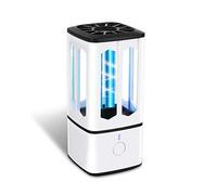 Lampes de Désinfection UV, Genround Portable Lampe Germicide Ultraviolette à l'Ozone, Stérilisateur de Lumière UV Antibactérien pour Armoires, Cuisines, Chambres, Voitures