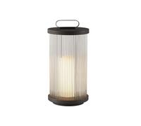 Lampes de jardin étanches en acier inoxydable - Lampes de sol pour patio et allées - 30 x 36 cm - Design cylindrique pour Ln et trottoir