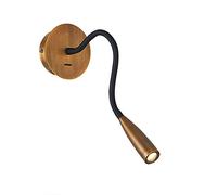 Lampes de Lecture LED avec Interrupteur, Lampe de Chevet Ajustable à Col de Cygne Liseuse Flexible Moderne Applique Murale Créatif Mur Lumière Intérieur D'éclairage Protéger Yeux pour Lit Lire,B