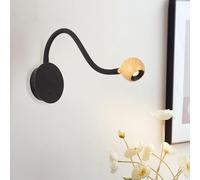 Lampes de lecture murales à LED Lampe à col de cygne Noir 3000K Blanc chaud Lampe de chevet réglable Applique murale moderne Lampe de lit pivotante Bras pivotant pour chambre à coucher Hôtel Couloir,B