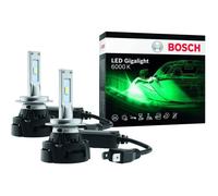 Lampes de phare Bosch H7 LED Gigalight 6000K - Lot de 2 - Blanc froid 12V 30W