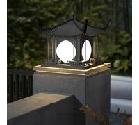 Lampes De Pilier Solaire Extérieures, Lampe De Pilier Moderne, Éclairage De Colonne Extérieur, Clôture À LED, Poteau De Pont, Capuchon De Poteau, Lumière À Énergie Solaire pour La Décoration