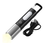 Lampes de poche à main LED, petite torche puissante avec crochet suspendu, lumière de poche rechargeable, 1,18x6,14 pouces pour la randonnée, la lecture, les voyages, la pêche, la marche , le