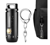Lampes de poche à main, torche d'urgence avec clip de chapeau, petite lampe de poche à 4 modes lumineuse portable pour la réparation de cyclisme en cours d'exécution adultes extérieurs