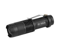 Lampes de poche LED, lampes de poche pour détecter les taches d'urine d'animaux domestiques, chercheur de punaises de lit, chien/chat détachant (piles non incluses) (365 nM)