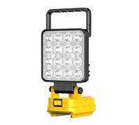 Lampes de poche LED polyvalentes 32 W, faisceau de 140 °, luminosité réglable pour batteries DCB206 20 V, camping, urgences, utilisation d ' une lampe de travail LED pour batterie