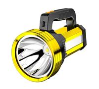 Lampes de poche rechargeables, lampe de poche portable, 20,6 x 11,4 x 14,5 cm, haute luminosité, batterie longue durée, idéale pour la construction, la randonnée, la chasse, le garage, la pêche, les