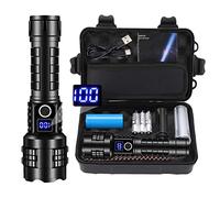 Lampes de poche rechargeables XHP99 haute luminosité 990 000 lumens LED tactiques super lumineuses haute puissance, lampe de poche puissante pour la chasse, la randonnée, la bataille
