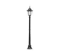 Lampes de poste d'extérieur de 140 cm - Lampe d'extérieur - Lampe postale en forme de cage à oiseaux - Lampes extérieures étanches en plein air pour arrière-cour - Design de finition bronze rétro