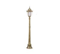 Lampes de poste d'extérieur de 140 cm - Lampe d'extérieur - Lampe postale en forme de cage à oiseaux - Lampes extérieures étanches en plein air pour arrière-cour - Design de finition bronze rétro