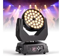 Lampes de scène LED avec écran LCD, 36 x 10 W 4 couleurs RVB PAR lumières, contrôle DMX512 pour club, DJ Show, disco, salle de bal, spectacle de groupes