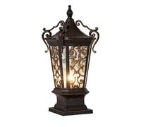 Lampes De Table Étanches Culot E26/E27, Lampe Pilier Créative Lampe De Poteau Vintage Pour Terrasse Lampe Pilier Extérieure Vintage À Énergie, Lampe De Porte Pour Terrasse, Patio, Jardin, Allée KNBVFH