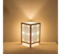 Lampes de table Lampe de Table En Bois Rétro Créative Créative Japonaise, Style Simple Étude Lampe De Chevet Chambre Salon, Chauffe Restaurant Club Bambou Lampe De Salon, E27, Couleur En Bois Lampes d