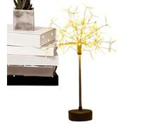 Lampes de table Nest And Flowers - Lampe pliable en fil de cuivre alimentée par batterie | Lumières féeriques à piles pour amis, maison intérieure, chambre à coucher, étagère de Table, café, rassemble