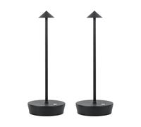 Lampes de table sans fil rechargeables Lumière d ' ambiance à intensité variable Lampe de nuit portable Décoration Économie d ' énergie Lampes de table rechargeables sans fil durables