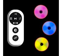 lampes d'entraînement, 8 lumières + 1 télécommande, 4 modes, entraînement de coordination œil-main, for le football, la boxe, fitness et l'entraînement sportif(3 lights)