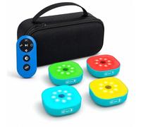 Lampes d'entraînement de réaction avec télécommande, 4 modes et 4 couleurs pour la vitesse, l'agilité et la coordination œil-main