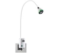 Lampes d'examen médicales Lampe D'examen Dentaire À LED, Flexible, À Col De Cygne, Idéale For La Gynécologie, Les Consultations Externes, La Stomatologie Et L'ORL(Wall Clip)