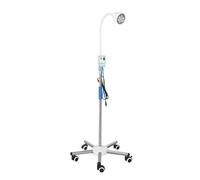 Lampes d'examen médicales Lampe D'examen Médicale Mobile Sur Pied, Lampe D'examen Chirurgicale À Col De Cygne À LED, Rotation À 360°, Hauteur Réglable, Roues Universelles