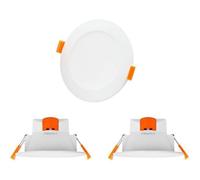Lampes Encastrable Plafonnier a LED Downlight Dimmable 10W justable Spot LED sans fil IP44 pour Salle de Bain Cuisine