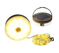 Lampes et lanternes de camping - Lampes solaires étanches portables USB de camping - Lanternes électriques polyvalentes, équipement de randonnée pour tentes, maisons, jardins, camping-cars