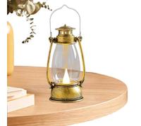 Lampes et Lanternes de Camping Vintage Lanterne LED À Poignée Couleur | Portable Pour Camping Extérieur Tente Randonnée Jardin Pique-Nique Survie Tempête Et Cyclone Panne De Courant