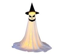 Lampes fantômes d'Halloween, fantôme effrayant avec guirlande lumineuse télécommandée, lumières fantômes d'Halloween pour vérandas, cours, jardins, pelouses