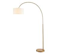 Lampes Hautes Debout Arc lampadaire en Fer avec Tissu Lampe Debout à la Lampe à Lampe réglable E27 Lampe de Lecture pour Les Chambres de Salon Bureau de Lecture