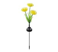 Lampes Jardin L'extérieur Lampe LED Solaire À Fleurs D'équinoxe, Pissenlit, Tournesol, Décoration De Cour, Atmosphère, Insertion Au Sol, Jardin, Pelouse, Paysage(Equinox Yellow)
