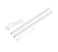 parlat LED Lampes sous châssis Rigel, 87,3cm chacune, 40cm de câble, 1002lm chacune, blanc chaud, set de 2 pièces