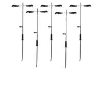 Lampes LED Ajustables 10cm pour Maquettes Train OO HO(Double Head) | Lot de 5 unités, échelle OO/HO, lumière blanche , idéal gare et quai, branchement direct 12V