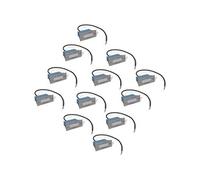 Vidaxl Lampes Led Encastrée D'escalier 12 Pcs 44x111x56 Mm