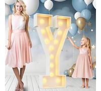Lampes LED For Anniversaire De Mariage, 1,2 M, For Fête D'anniversaire, Panneau En Mousse Prédécoupé, Enseignes Lumineuses Numériques Au Néon, Décorations DIY(Y,120cm/4ft)