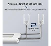 Lampes LED pour aquarium Lampes d'aquarium à économie d'énergie Lampes à pince pour aquascape Lampes pour aquarium à explosion d'algues Lampes pour aquarium à gazon