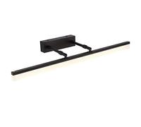 Lampes murales de salle de bain étanche IP44 LED Lampe de miroir de salle de bain 20 W Angle réglable Maquillage sur Miroir LED Lampe de coiffeuse 35,4 pouces Longueur 90 cm (lumière arrière chaude