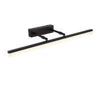 Lampes murales de salle de bain étanche IP44 LED Lampe de miroir de salle de bain 20 W Angle réglable Maquillage sur Miroir LED Lampe de coiffeuse 35,4 pouces Longueur 90 cm (lumière arrière chaude