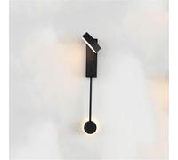 Lampes murales industrielles à double tête avec corps en métal et abat-jour en acrylique, appliques murales à angle réglable, luminaires muraux modernes pour chambre à coucher, couloir, salle à