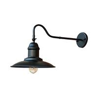 Lampes murales modernes , Applique Murale Extérieure Applique Murale Extérieure Luminaire Col de Cygne Finition Bronze Noir Lanterne Murale Industrielle for Porche, Entrées, IP65 Étanche ( Color : Noi