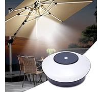 Lampes pour Parasol Rechargeable, LED Rechargeable Lumiere de Parasol, 8 Couleurs Changeantes, pour la Lumière D'atmosphère de Drapeau National de Camping de Terrasse Extérieure-LSYFCL(Color:Light