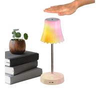 Lampes Rechargeables - Sans Fil Hauteur Réglable 13-30cm ABS | Capteur Geste Lumière Intelligente RGB 7 Couleurs, Bureau, Chambre, Salle Manger, Maison, Cuisine, Salon, Table Chevet, Lecture Travail