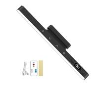 Lampes Rechargeables Sous Armoire - Lampe Sous Armoire De 11,4 Pouces, 5 Temps De Couleur, Lumière Rechargeable Magnétique À Intensité Variable 2500 MAh Avec Télécommande Pour Bureau, Placard, Chevet,