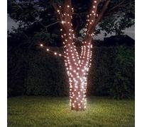 Lampes solaires 5 pcs 5x200 LED Blanc chaud Intérieur Extérieur Blanc chaud G