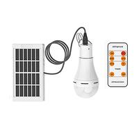 Lampes solaires à ampoule, lampe suspendue solaire avec panneau solaire LED, ampoule solaire extérieure avec télécommande, lampes solaires portables pour extérieur, camping, tente, randonnée, pêche,