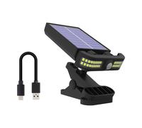 Lampes solaires à clipser 1/2 pièces - Lampe de camping étanche à haute luminosité - Lampe murale d'extérieur étanche pour cour ou jardin