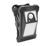 Lampes solaires à clipser, lampes d'extérieur à détecteur de mouvement, lampes murales solaires de terrasse, lampes d'extérieur rechargeables avec détection de mouvement et charge solaire ou USB pour